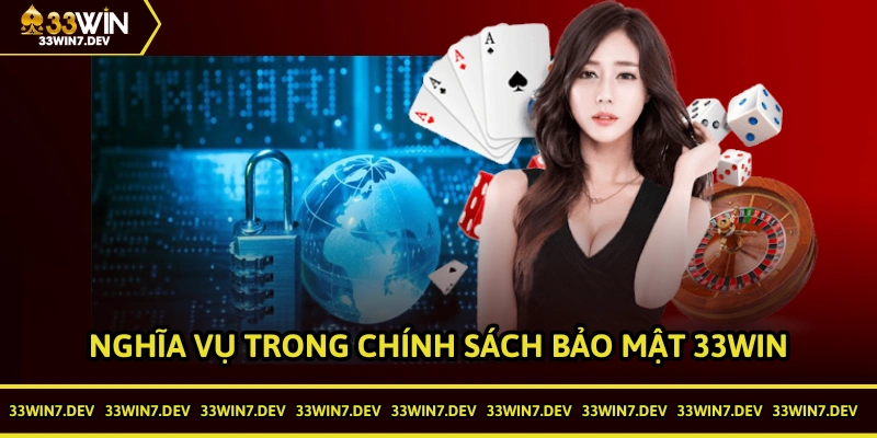 Nghĩa vụ cơ bản của thành viên theo chính sách bảo mật 33WIN